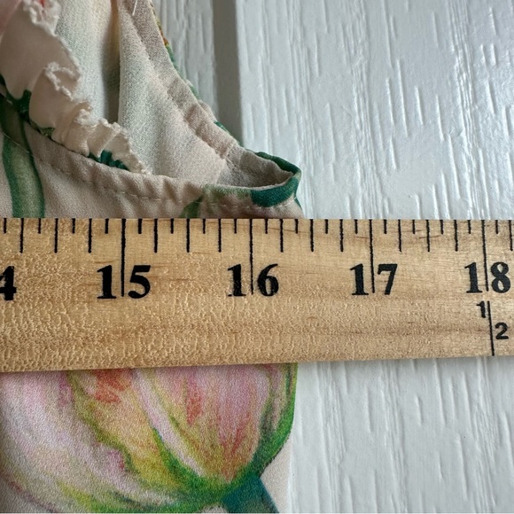 Lila Rose | Tulip Ruffle Shoulder Dress - Size 4 - EUC - Fully Lined - Picture 9 of 9